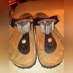 Black Birkenstock sandals